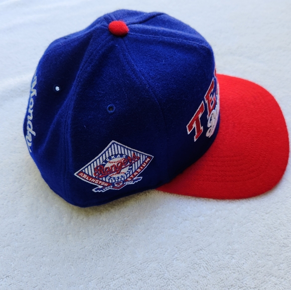 RANGERS|47 Trucker Snapback|All Felt Crown Brim|Rangers Script|Silver Under Brim - Picture 2 of 4